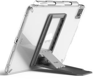 Outstanding Universal Tablet Stand Spring-Action Kickstand Multi Angle Adhesive Attachment for iPad Tablets E-Reader and More - Dark Gray
