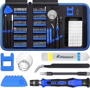 140 in 1 Precision Screwdriver Set Professional Computer Laptop Repair Tool Kit Cell Phone Repair Tool Kit Compatible for iPhone Tablet Macbook PC and Xbox Repair