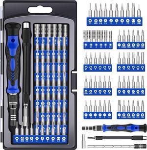 62 in 1 Precision Screwdriver Kit Electronics Repair Tool Kit Magnetic Driver Kit with Flexible Shaft Extension Rod for Mobile Phone Smartphone Game Console PC Tablet