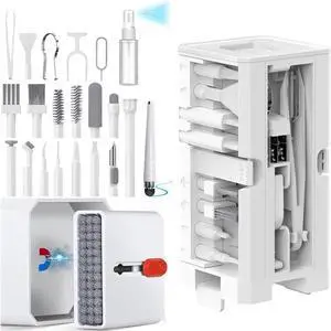 32-in-1 Multifunctional Cleaning Kit - Phone Computer & Headphone Cleaner for All Electronics Ideal for iPhone MacBook & Gaming PC