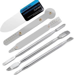6 Piece Metal Spudger Pry Tool Kit for Electronics Repair with Laptop Cell Phone Tablet Computer Electronics Repair