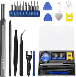 22Pcs Precision Screwdriver Set Repair Tool Cleaning kit for iPhone 6 6S 7 8 X XS XR SE 11 12 13 mini 14 15 16 Plus Pro Max ipad MacBook Air Pro Mac mini Switch Apple Watch Mobile cell phones etc