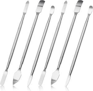 Repair Tool Kits Spudger Pry Tool Kit 6Pcs Double-Ended Stainless Steel Opening Tool Ultra-Thin Prying & Open Tool for iPhone Laptop iPad Cell Phone MacBook Tablet Electronics Repair
