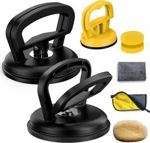 Dent Puller Car Dent Remover Kit 3 PCS Suction Cup Dent Puller Powerful Handle Lifter for Cars Body Glass Screen Tiles Lifting and Objects Moving