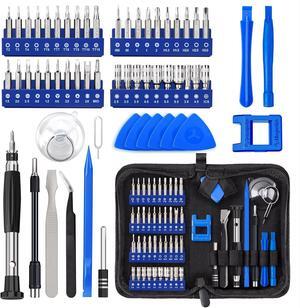 Mini Precision Screwdriver Set: 56 in 1 Electronics Small Repair Tool Kit Magnetic Screw Driver with Torx Hex Star Phillips Bits for Computer PC Laptop iphone PS4 Game Console Controller