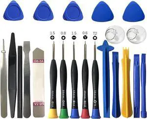 Set of 22 Mobile Phone Disassembly and Repair Tool Set Precision Screwdriver Set Suitable for Mobile Phone Laptop Smart Watch