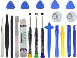 Precision Small Repair Tools Kit Repair Screwdriver Set 20 in 1 for Fixing Cell Phone Watch Computer Tablet 45# Steel Opening Pry Tool Repair Kit Set 1 Set