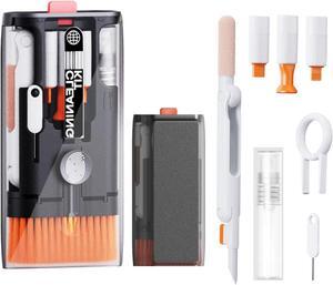 Keyboard Cleaning Kit All in 1 Keyboard Cleaner Laptop Computer Screen Cleaning Brush Cleaning Pen for Airpods Gaming PC Accessories Electronics Clean Tool Cleaning Kit for iPhone/iPad/Monitor