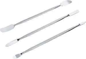 3pcs Metal Spudger Set Metal Spudger Dual Ends Opening Pry Tools Professional Opening Repair Pry Tool Pry Bar Disassemble Hand Tool Kit for Electronics Cell Phone Laptop tablets Other Device