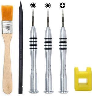 6 Pieces Screwdriver Tool Kit 1.2mm 5-Point P5 Pentalobe + 6-Point T5 Torx + 1.5mm PH000 Phillips Screwdriver for Repair MacBook Air 13 15and Pro Retina Display