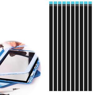 Laptop Screen Double Sided Tape for LED Display Replacement Easy Stretch Adhesive Tape Black Pull Tab Peel Tape Non-Tracking Pull Resistant Adhesive Strips Screen Repair Kit for Laptop