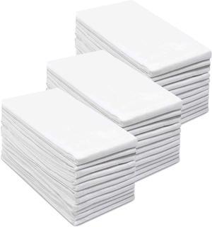 Simpli-Magic 79374 Flour Sack Kitchen Towels Pack of 12 White 24x24