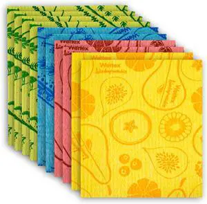 The Original 10 Pack Swedish Dishcloth for Kitchen