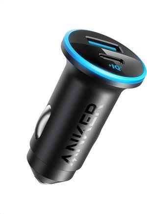 USB C Car Charger Adapter 52.5W Cigarette Lighter Charger 323 Car Charger with 30W PowerIQ 3.0 Fast Charging Cable for iPhone 15/15 Pro Max 14/13/12 Series Galaxy S23/22 Pixel