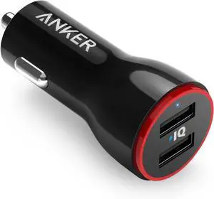 Car Charger Adapter 24W Dual USB Car Phone Charger PowerDrive 2 for iPhone 14 13 12 11 Pro Max Mini X XR XS 8 Plus iPad Pro/Air 2/Mini Note 5/4 LG Nexus HTC and More