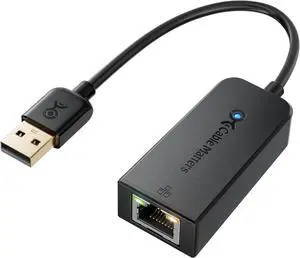Cable Matters Plug & Play USB to Ethernet Adapter with PXE, MAC Address Clone Support (Ethernet to USB 2.0 Adapter, Ethernet Adapter for Laptop) Supporting 10/100 Mbps Ethernet Network