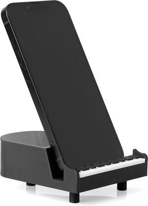 Piano Phone Stand - Fancy Phone Holder for Bed Office - Large Cell Phone Stand Holds 8 cm Wide Phones for Piano Players Music Lovers - Sturdy Desk Phone Stand