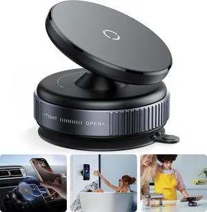 Latest Magnetic Car Phone Holder Ultra Vacuum Suction Cup Phone Mount Magnetic Car Mount Cell Phone Holder for Your Car Accessories for iPhone 15 14 13 12 Android (Black) Latest Magnetic Car Phone Holder Ultra Vacuum Suction Cup Phone Mount Magnetic Car Mount Cell Phone Holder for Your Car Accessories for iPhone 15 14 13 12 Android (Black)