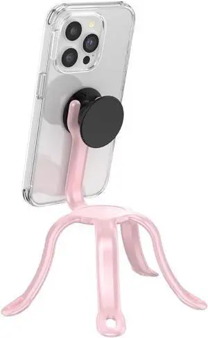 Flexible Phone Mount & Stand Phone Tripod Mount Universal Device Stand - Pink