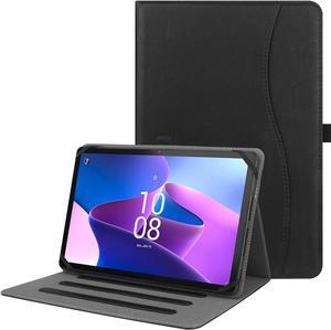 Universal 9 9.7 10.1 10.2 10.5 10.9 11 Tablet Case Multi-Viewing Angels Stand Folio Case Cover with Handstrap for for iPad  Other 9-11 inch Tablet Black