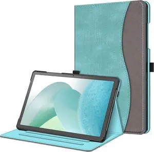 Fintie Case for  Galaxy Tab A9 Plus/A9+ 5G 11 Inch 2023 Model (SM-X210/X216/X218) Multi-Angle Viewing Smart Stand Back Cover with Pocket Auto Wake/Sleep Turquoise