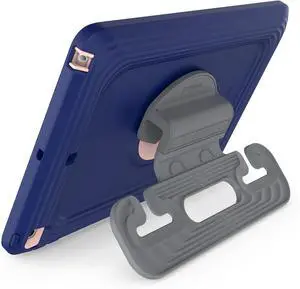 Kids EasyGrab Case for iPad 7th 8th and 9th Gen (10.2 Display - 2019 2020 & 2021 Versions) with Kickstand Car Mount - Non-Retail Packaging - Space Explorer
