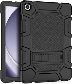 Rantice Case for  Galaxy Tab A9+/A9 Plus 11 2024 Heavy Duty Shockproof Rugged Protective Case with Kickstand for Galaxy Tab A9+/A9 Plus 11 Inch (SM-X210/X216/X218) Black