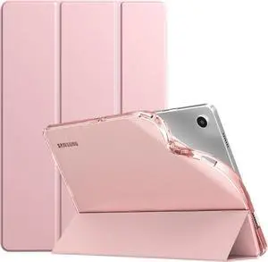 Case for  Galaxy Tab A9+/A9 Plus 11 2023 Slim Soft TPU Translucent Frosted Back Protective Cover for Galaxy Tab A9+ Tablet SM-X210/X216/X218 Auto Wake/Sleep Rose Gold