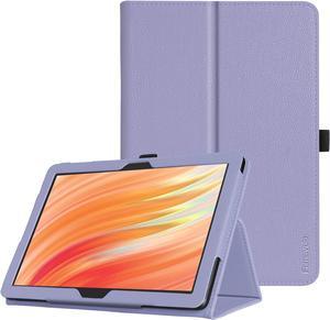 Folio Case Cover for 10.1-inch Fire HD 10 Tablet (13th / 11th Generation 2023/2021 Release) with Auto Wake/Sleep Compatible with Alcatel/TCL K10 10.1 Tab (Lilac)