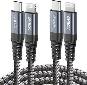 iPhone Fast Charger 10FT 2Pack USB C to Lightning Cable for iPhone 10Foot Long USBC iPhone Charger Type C iPhone Charging Cord Compatible with iPhone 14 13 12 11 Pro Max XR XS X 8 Plus SE iPad