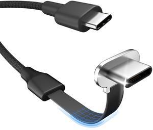 USB C Charger Cable 60W 3.3ft Type C Charging Cable Flat 90-Degree C-Port High-Speed Data Transfer Compatible with  S23/S22/S21 iPhone 15 Pro/Pro Max MacBook Air/Pro etc.