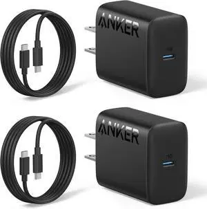 25W USB-C Super Fast Charger Charger (Non-Foldable) with USBC Cable Supports PPS Fast Charging for  Galaxy S23 Ultra/S23+/S23/S22/S21/S20/Note 20 & More 2Pack 5ft Cable Included