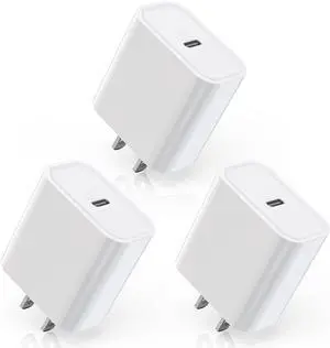 PowerLot 20W GaN USB-C Wall Charger - Compact Foldable Fast Charging For IPhone, IPad, AirPods