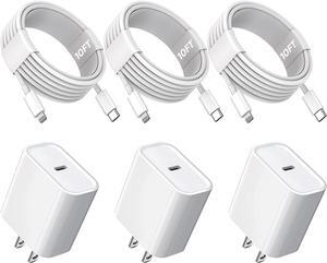 30W USB C i Phone 16 15 Charger Fast Charging 2PACK Wall Charger for iPhone 16 15 Pro Max Charger Cord 10FT Fast Type C Charger Block for iPhone 16/16 Pro/15 Plus/15 Pro/15 Pro Max i Pad Pro/Air/Mini
