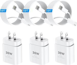 iPhone 14 13 12 11 Charger Fast Charging[MFi Certified] 10Ft Extra Long USB C to Lightning Cable Cord & 30W USB C iPhone Charger Type C Chargers for iPhone 14/13/12/11 Pro Max Plus Mini Pro/XS/SE/iPad