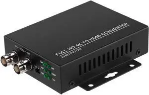 TVI/CVI/AHD to HDMI Converter Adapter Full HD 4K 720P/1080P/3MP/4MP/5MP/8MP BNC to HDMI Video Converter for Monitor HDTV DVRs Convert TVI CVI AHD CVBS BNC Video Signal to HDMI
