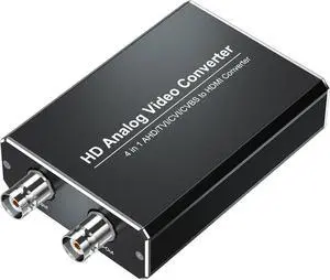 HD Analog to HDMI Video Converter-CVI TVI AHD to HDMI Converter with Loop Out 720P/1080P/3MP/4MP/5MP/8MP CVI TVI AHD Signals to HDMI Adapter