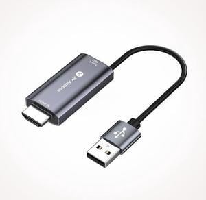 AV Access HDMI to USB-C Adapter 4K@60Hz HDMI Video & USB Data Converter USB-A Power & Data Support for HDMI Laptops to USB-C Displays & Touch Monitors