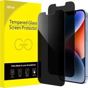 Privacy Screen Protector for iPhone 16e 2025 iPhone 14 6.1-Inch Anti Spy Tempered Glass Film 2-Pack