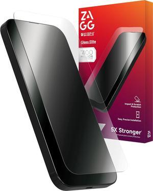 Glass Elite Screen Protector for iPhone 16 Pro Max - 5X Stronger Reinforced Edges Ultra-Strong Tempered Glass Scratch Resistant Anti-Smudge InvisibleShield Easy Installation Eco-Friendly