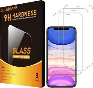 3 Pack Screen Protector for iPhone 11/XR 6.1 Inch 9H Hardness Shock Resistant Tempered Glass HD Ultra Clear