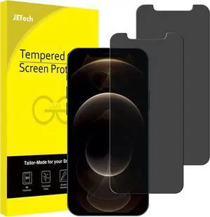 Privacy Screen Protector for iPhone 12 Pro Max 6.7-Inch Anti Spy Tempered Glass Film 2-Pack