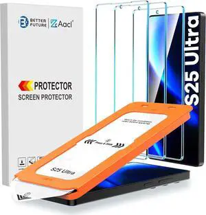 3-Pack for  Galaxy S25 Ultra Screen Protector Tempered Glass 9H Glass for S25 Ultra Screen Protector 5G [Fast Alignment Tool] [Bubble Free] [6.9 Inch]