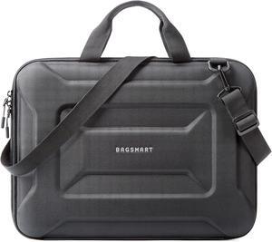 15.6-16 inch Laptop Computer Case with Strap Shockproof Waterproof Laptop Bag with Sturdy Handle Carrying Laptop Sleeve for 15  HP MacBook ProsBlack