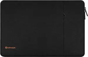 Arvok 15 15.6 16 inch Laptop Sleeve case for MacBook Air 15/16 inch/MacBook Pro 16 inch Water-Resistant Protective Portable Laptop Cover Bag for HP//// Black