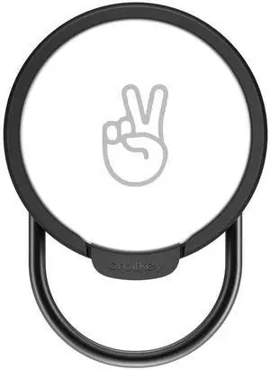 Slim Case for AirTag | Made with Stainless Steel and TPU | Securely Holds Your  AirTag | Easily Attach to Keys or Anything You Want to Track with The Open Key Ring | Black