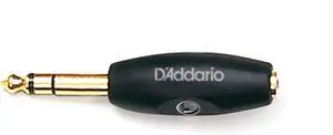 DAddario Accessories 1/4 Inch Male Stereo to 1/8 Inch Female Stereo Adapter