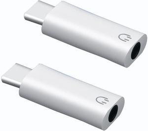 USB C to 3.5mm Audio Headphone Jack dac Adapter Compatible with iPhone 15 Pro Max/Plus Galaxy S23/S22 Ultra iPad Pro Pixel