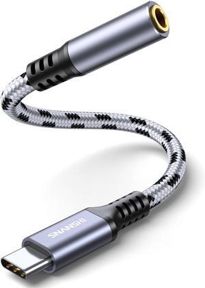 USB C to 3.5mm Audio Adapter - USB C Headphone Adapter Compatible with iPhone 16/15 Pro Max/15 Pro/15  Galaxy S24/S23/S22/S21 Ultra iPad Pro Pixel 8