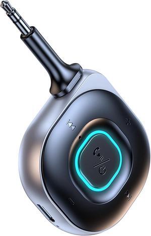 Airplane Bluetooth Adapter for Headphones Bluetooth Transmitter for TV PC Headphones Wireless 5.3 Transmitter Receiver AUX for Car Music/Handsfree Calling Audio Receiver for Home Stereo